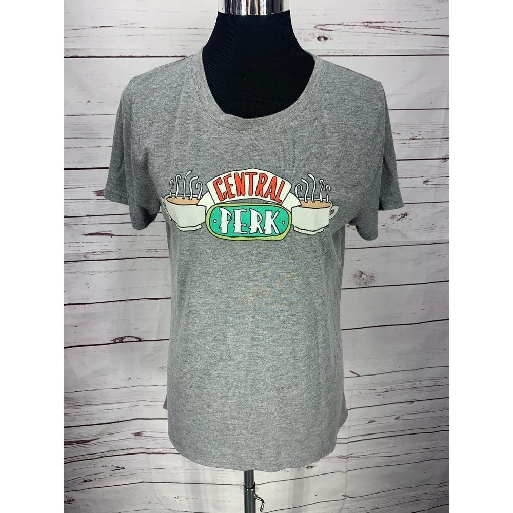 Friends Central Perk coffee shop Classic TV‎ sitcom Gray XL short sleeve t shirt